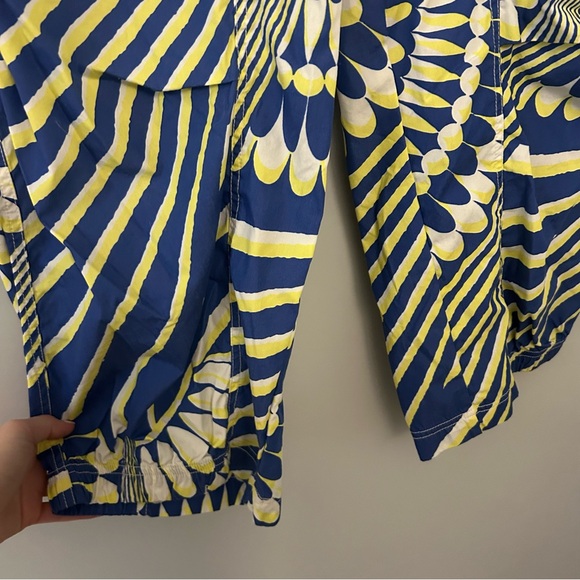 FP Movement Offsides Barrel Pants Blue Yellow Printed - Picture 7 of 7